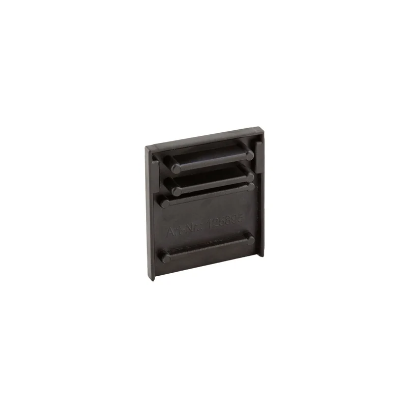 Deko-Light Combo Beton 2 St. Endkappe Montageprofil mit Kantenabdeckung, schwarz