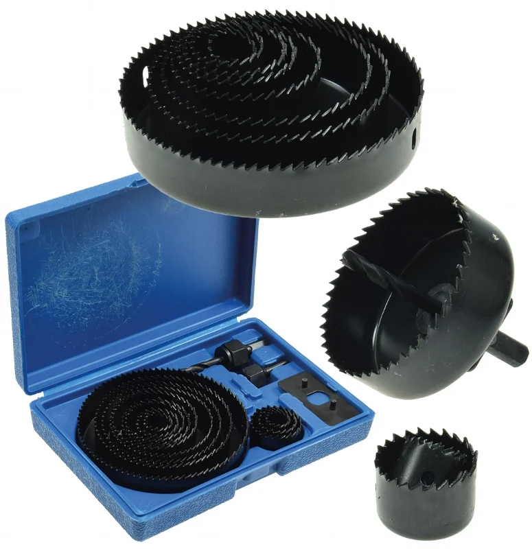 Lochsägen Set "Maxi" 16-teilig 19 - 127mm, inkl. Transportkoffer