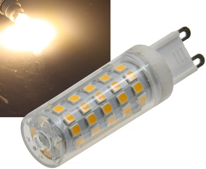 LED Stiftsockel G9, 8W, 720lm 330°, 230V, 3000K, warmweiß