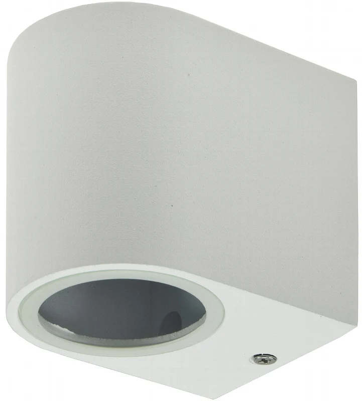 LED-Wandleuchte "CTW-1" für 1x GU10, IP44, Gehäuse weiß