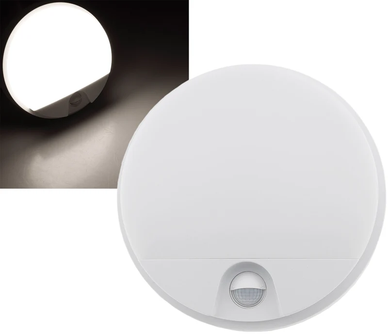 LED Wandleuchte "PAYAR" IP54, 4000K 15W, 1150lm, PIR-Bewegungsmelder