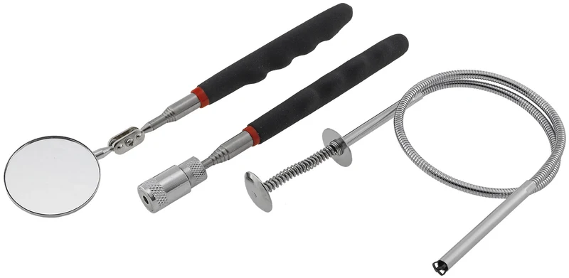 Pick up Tool Set "CT-3in1" 3 Tools Spiegel, LED mit Magnet,flexibel Greifer