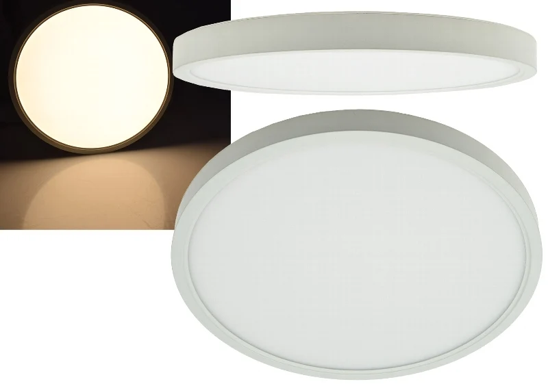 LED Deckenleuchte "Santano 24w" Ø 30cm, 24W, 1900lm, 3000K warmweiß
