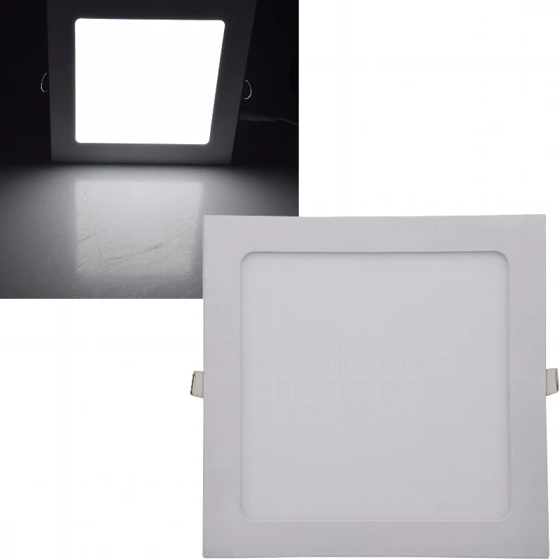 LED Licht-Panel "QCP-22Q", 22,5x22,5cm 230V, 18W, 1340 Lumen,4200K /neutralweiß
