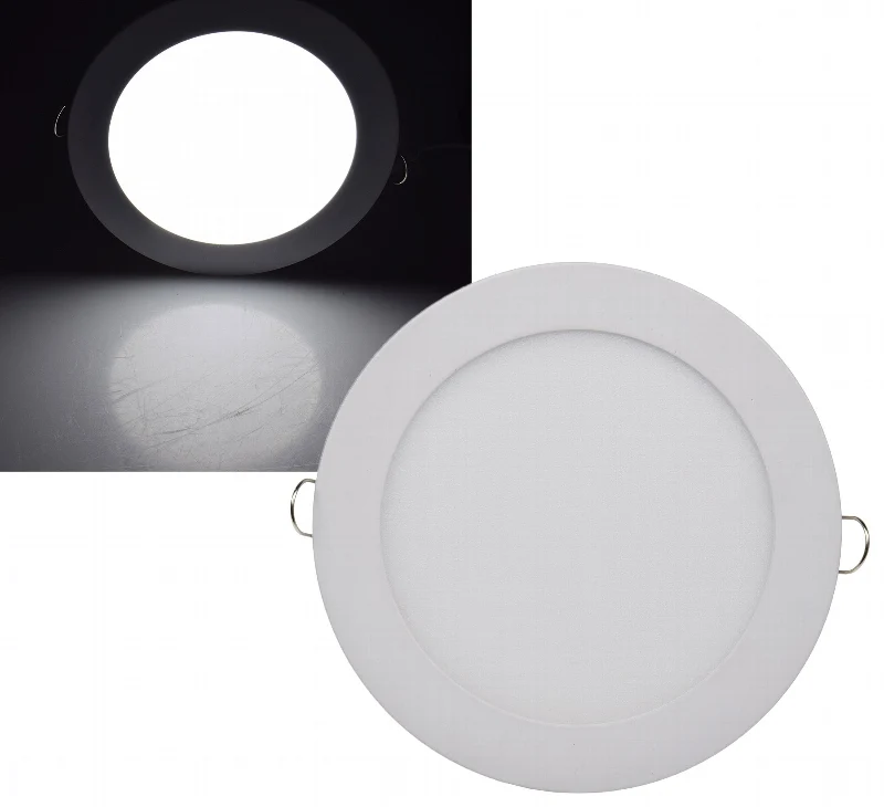LED Licht-Panel "QCP-17R", Ø 17cm 230V, 12W, 870 Lumen,4200K / neutralweiß