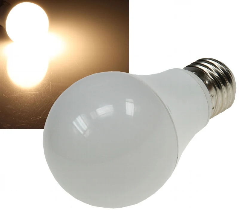 LED Glühlampe E27 "G70" 3-Stufen-Dimm 3000k 930lm, 230V/9W, 160°, warmweiß