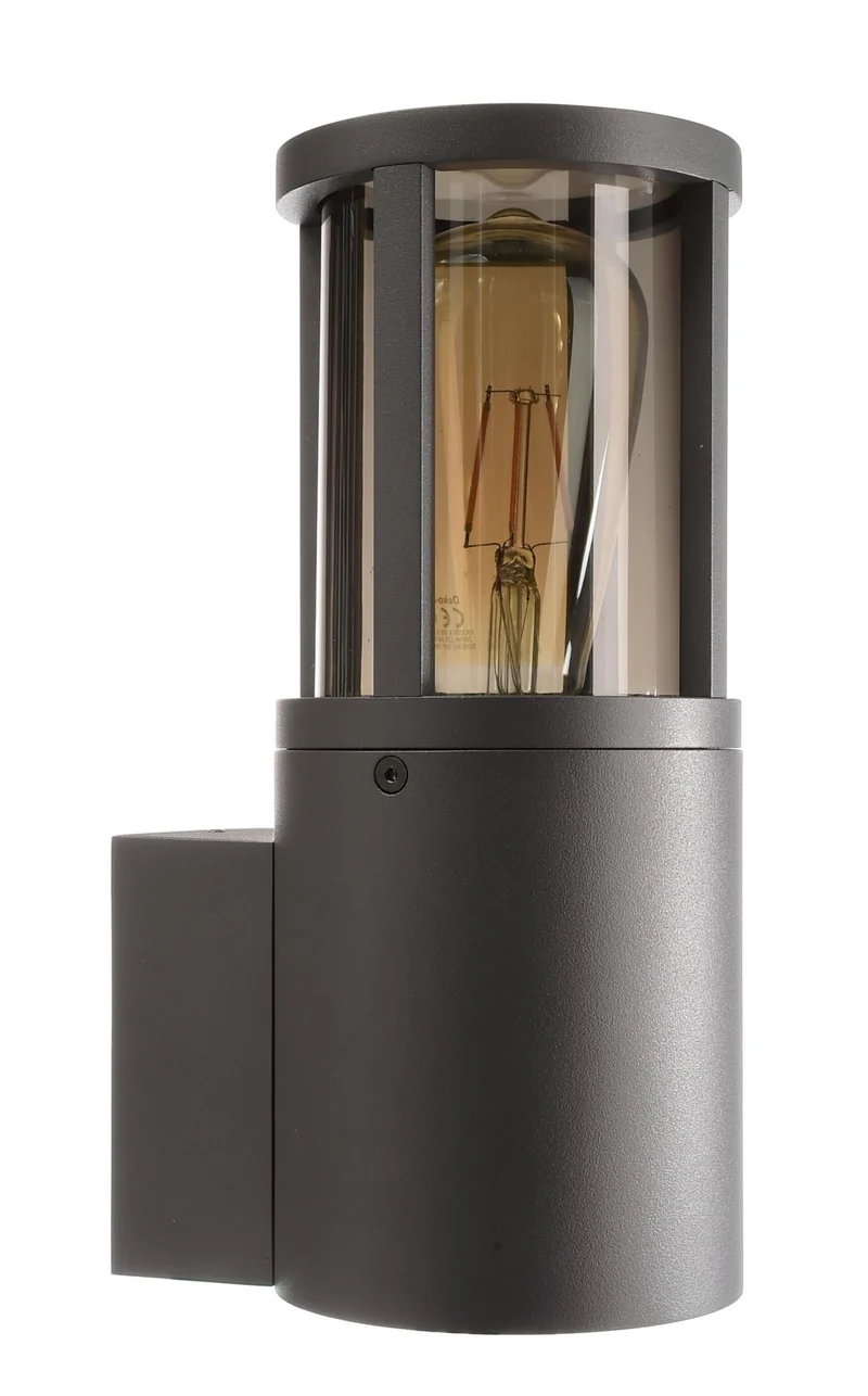 Deko-Light Facado 2 Round getönt, 1x max 20 W, Dunkelgrau