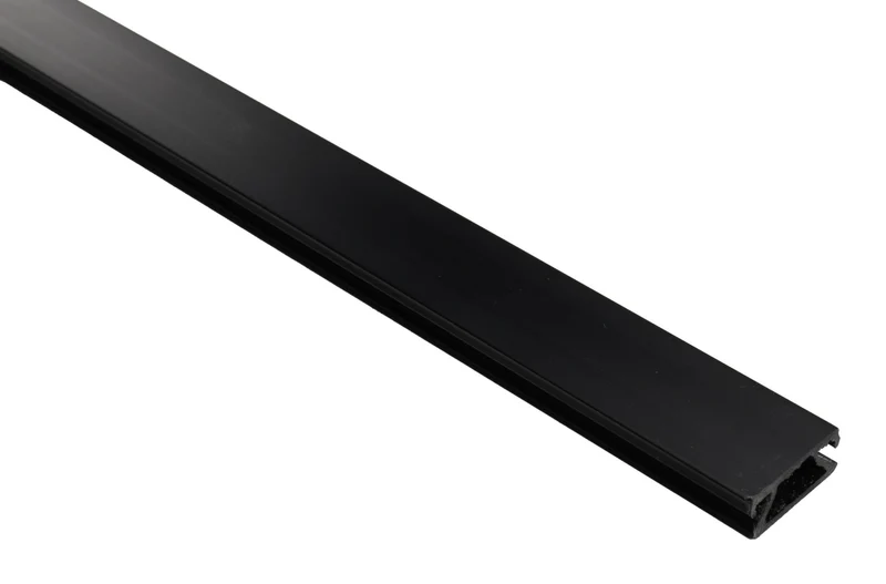 Deko-Light D-One Abdeckblende Aufbaustromschiene, 1m, schwarz