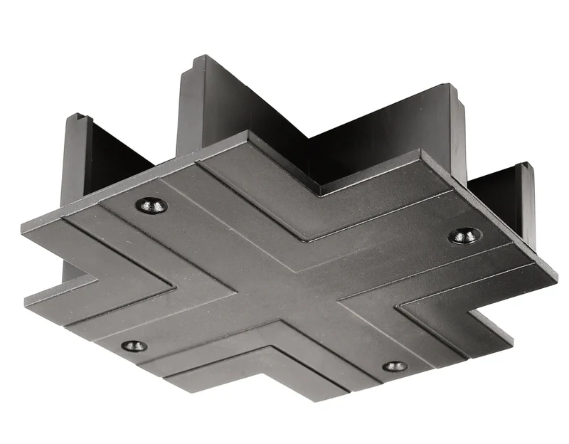 Deko-Light D Line DALI Einbau-Abdeckblende X-Verbinder, schwarz