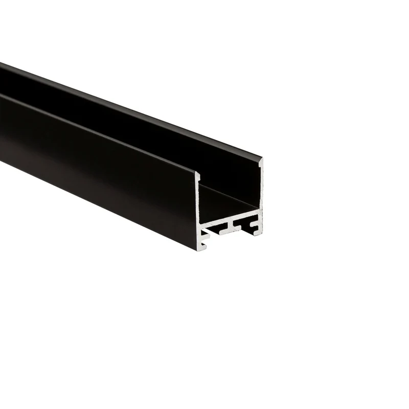 Deko-Light Combo U-Leuchtenprofil hoch, LU-02-20, schwarz, 3m