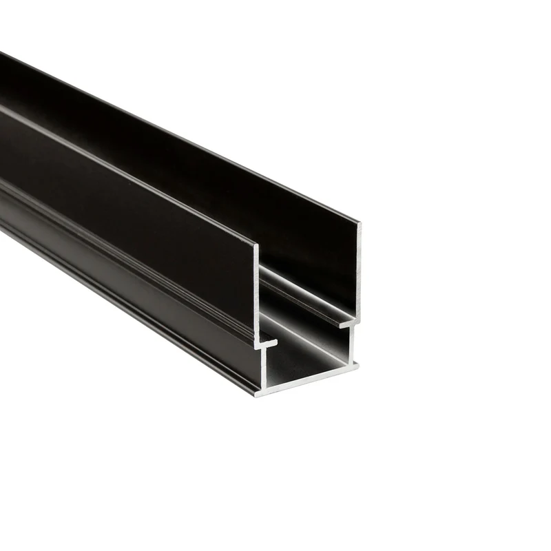 Deko-Light Combo Beton Montageprofil, 2 m, schwarz