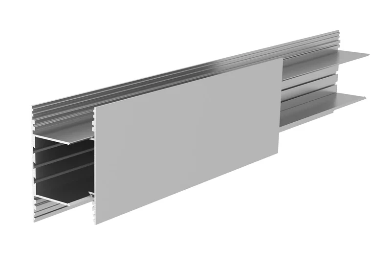 Deko-Light PLANO BSH für Wandmontage, 85 x 38mm, alu eloxiert mit LED-Träger, 2,5m