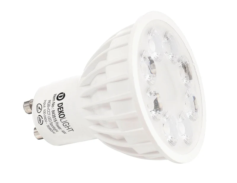 Deko-Light RF-smart, GU10, RF, 4 W, RGB+2700-6500 K, 25 Grad