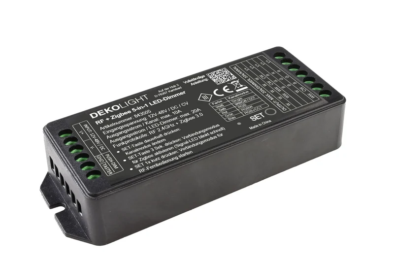 Deko-Light RF-smart, LED-Dimmer 5-in1, 5 Kanal, 12-48V, 20A, IP20