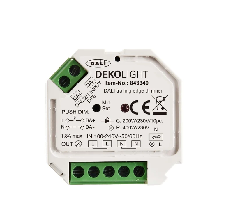 Deko-Light DALI, Triac-Dimmer, 100-240V, 400W, IP20