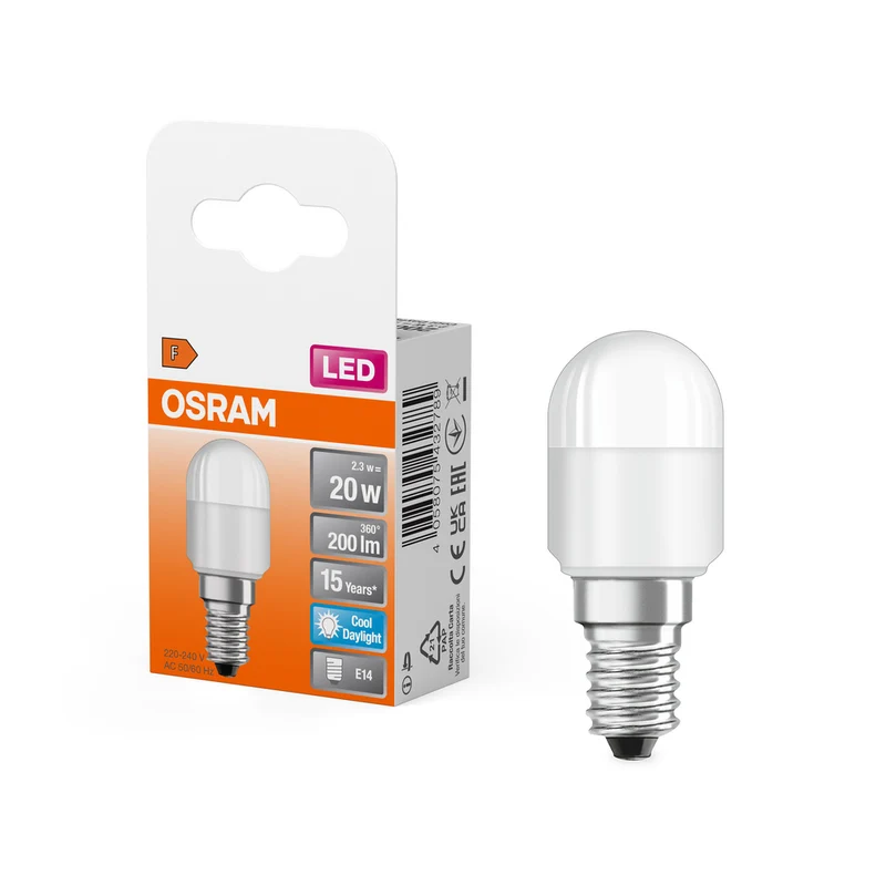 OSRAM LED Lampe LED SPECIAL T26 2.3W 865 Frosted E14, 200 lm, 6500 K, Kaltes Tageslicht