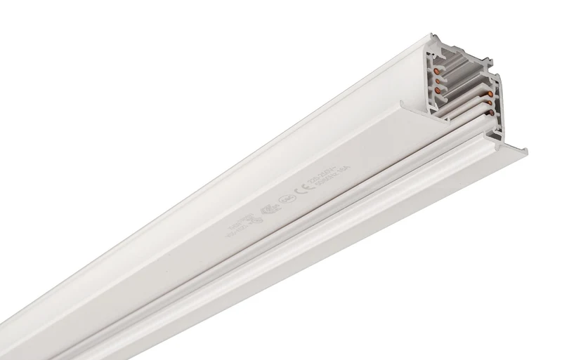 Deko-Light D Line DALI Einbaustromschiene mit Flügel 3m, weiß
