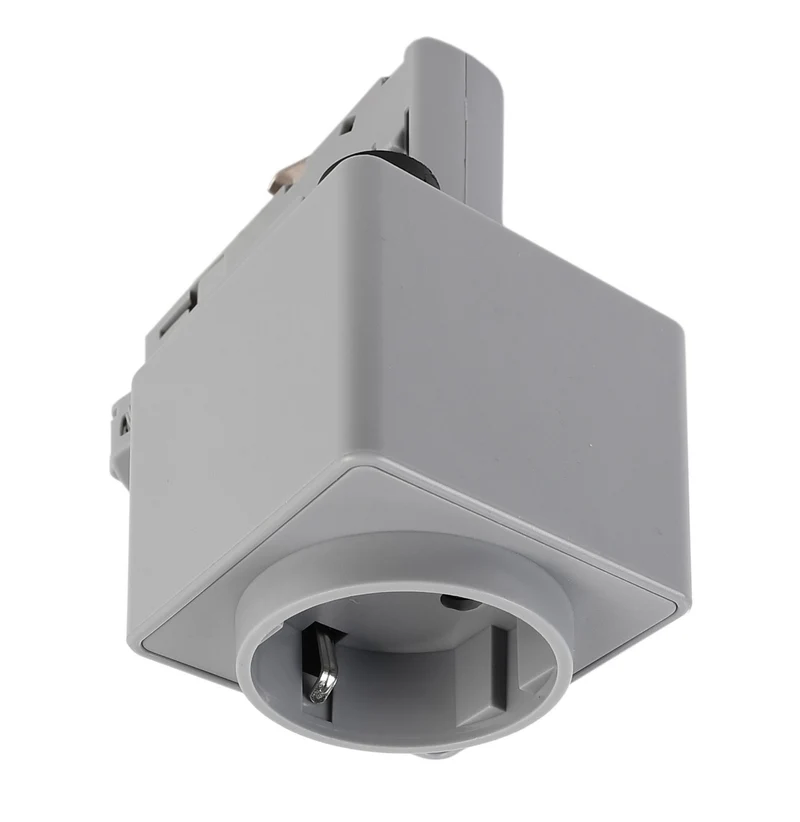 Deko-Light D Line Steckdosenadapter, Hellgrau